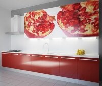 Кухня с фотопечать