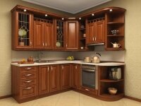 Кухня из дерева массив